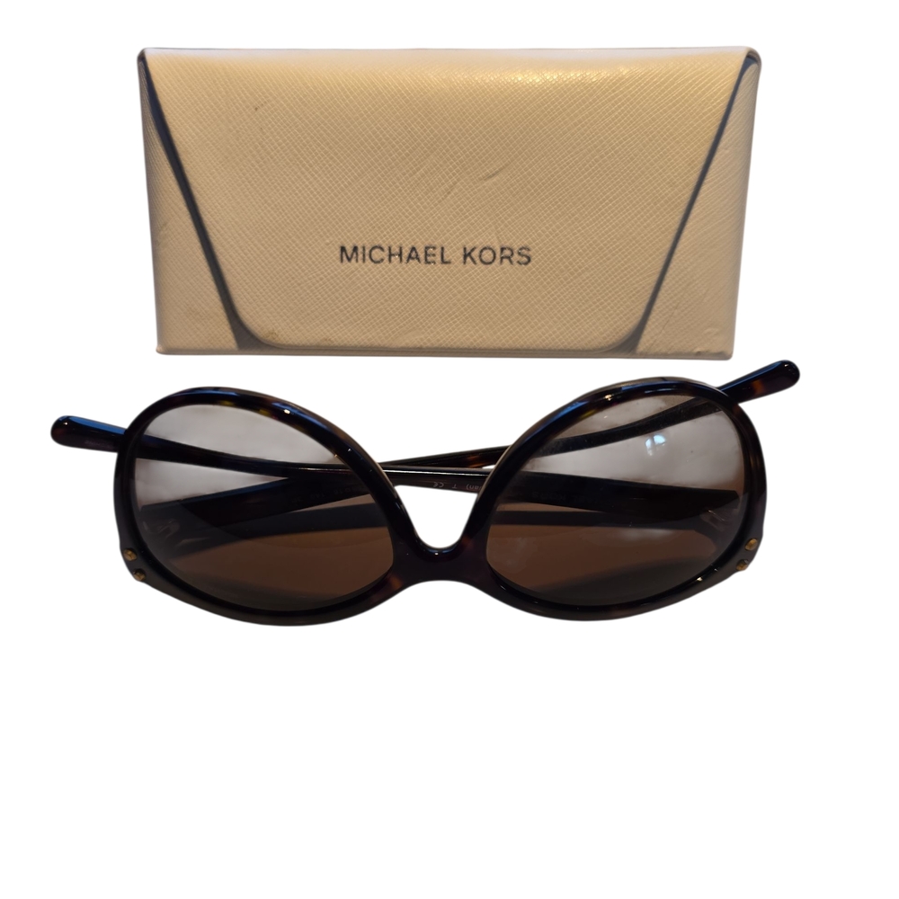 Michael Kors Jan Cat Eye Dark Tortoise Shell Sunglasses